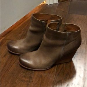 Kork-Ease Brown Ankle Boots